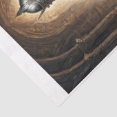 地下聖堂に剣を持つ十字軍騎士 薄葉紙 (詳細)