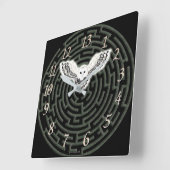 地下迷路13時間 スクエア壁時計 (傾斜)