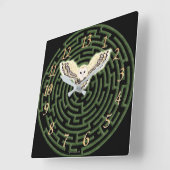 地下迷路13時間 スクエア壁時計 (傾斜)