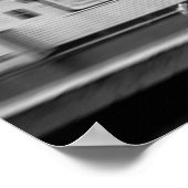 地下鉄でショッピングバッグを持つ人(シャトレ) ポスター (角)