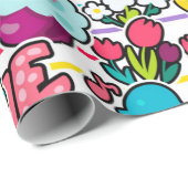 地下鉄のアートパターン大好き ラッピングペーパー (ロールコーナー)