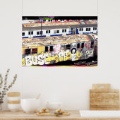 地下鉄のタグ付け車 ポスター (キッチン)