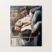 地下鉄のライダー ジグソーパズル (縦)