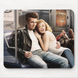 地下鉄のライダー マウスパッド