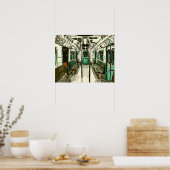 地下鉄の乗り物|過去記事 ポスター (キッチン)