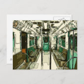 地下鉄の乗り物|過去記事 ポストカード (正面/裏面)