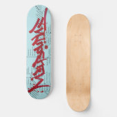 地下鉄の大虐殺-メルボルンの地図 スケートボード (正面)