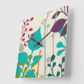 地下鉄の庭III スクエア壁時計 (傾斜)