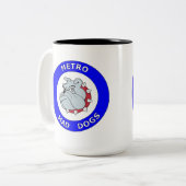 地下鉄の気違い犬- 15のOzのマグ ツートーンマグカップ (正面左)