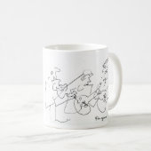地下鉄はマグのBluegrassをスケッチします コーヒーマグカップ (正面右)