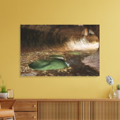 地下鉄は砂岩のカの地質学的形成である キャンバスプリント (インサイチュ (リビング))