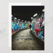 地下鉄グラフィティアートフラットカード (正面/裏面)