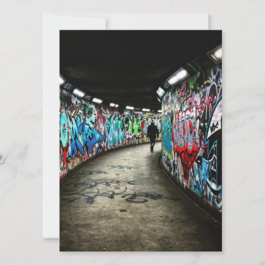 地下鉄グラフィティアートフラットカード (正面)