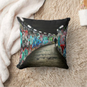 地下鉄グラフィティアート クッション (ブランケット)