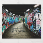 地下鉄グラフィティアート リキュールボトルラベル (シングルラベル)