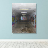 地下鉄グリティグラフィティ通りアート実在、ワールドアート キャンバスプリント (インサイチュ (ウッドフロア))