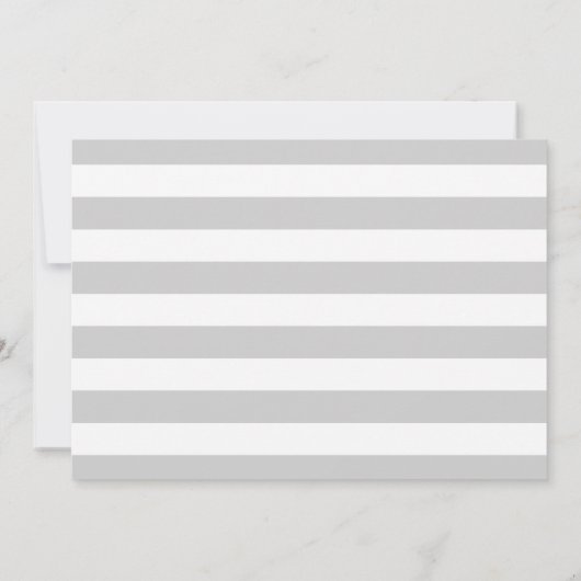 地下鉄ストライプ誕生のお知らせ |グレー 案内状 (裏面)