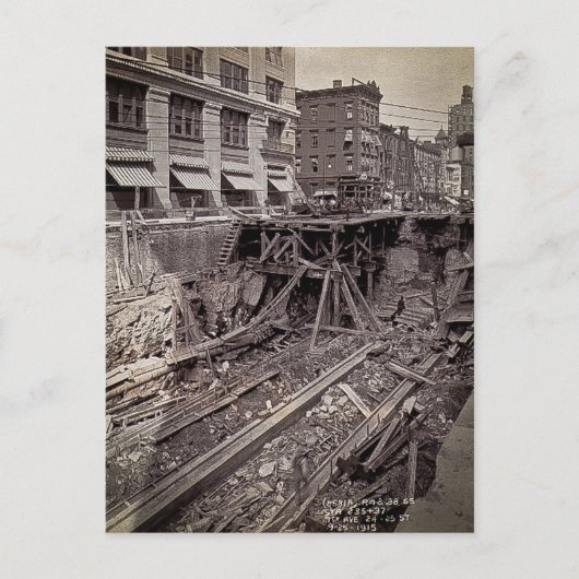 地下鉄セブンスヴェーブ24-25NYC ポストカード (正面)