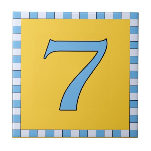 地下鉄タイルのチェックフレーム7 7 タイル (正面)