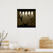 地下鉄ビルボードキャンバスプリント ポスター (キッチン)