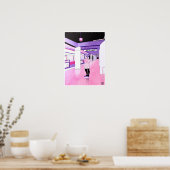 地下鉄プリント ポスター (キッチン)