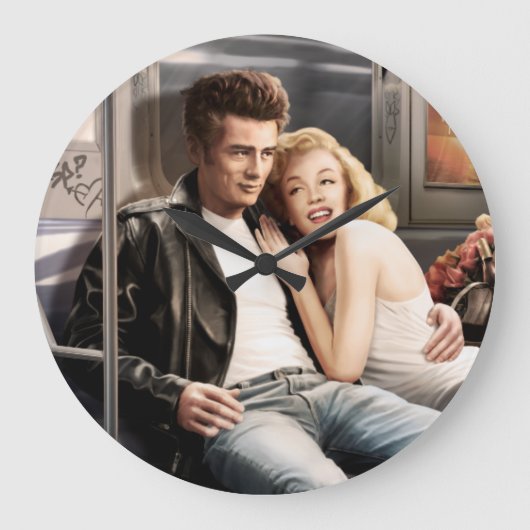 地下鉄ライダー ラージ壁時計 (正面)