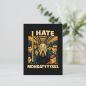 地下鉄ラッシュアワーの悲嘆の月曜日 シーズンポストカード (スタンド正面)