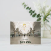 地下鉄平壌北朝鮮 ポストカード (スタンド正面)