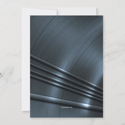 地下鉄招待状 招待状 (裏面)