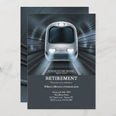 地下鉄招待状 招待状 (正面/裏面)