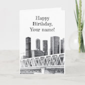 地下鉄橋 カード (正面)