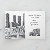 地下鉄橋 カード (内部)