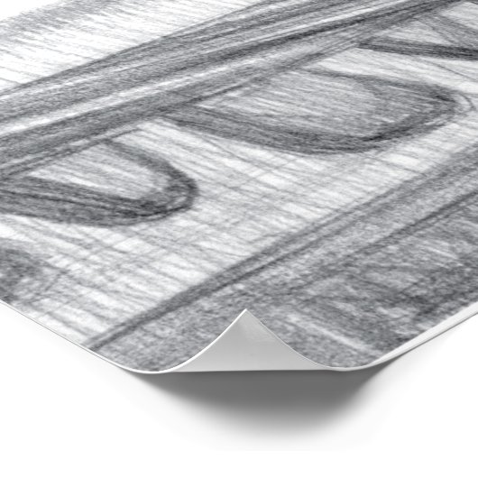 地下鉄橋 ポスター (角)