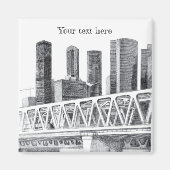 地下鉄橋 マグネット (正面)