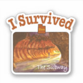 地下鉄生き延びI The Subway, Zion シール (正面)