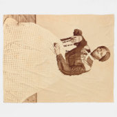 地下鉄道の指導者 ハリット・タブマン フリースブランケット (正面(横))