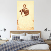 地下鉄道廃止論者ハリエット・タップマン キャンバスプリント (インサイチュ (寝室))
