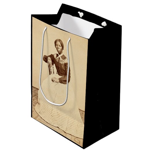 地下鉄道廃止論者ハリエット・タップマン ミディアムペーパーバッグ (正面アングル)