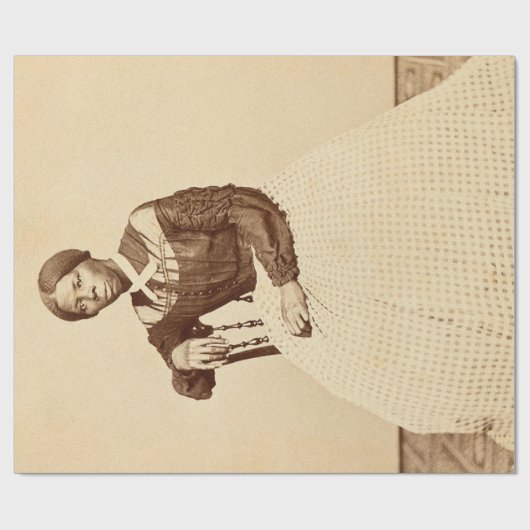 地下鉄道廃止論者ハリエット・タップマン ラッピングペーパー (フラット)