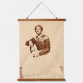 地下鉄道廃止論者ハリエット・タップマン 吊り下げ型タペストリー (正面)