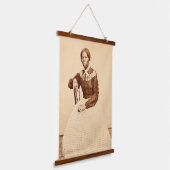 地下鉄道廃止論者ハリエット・タップマン 吊り下げ型タペストリー (傾斜あり)