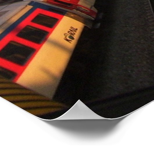 地下鉄駅 ポスター (角)