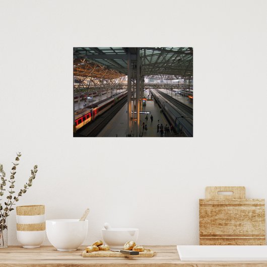 地下鉄駅 ポスター (キッチン)