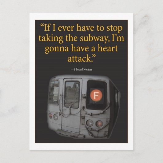 地下鉄 ポストカード (正面)