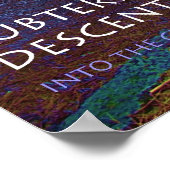 地中下降 ポスター (角)