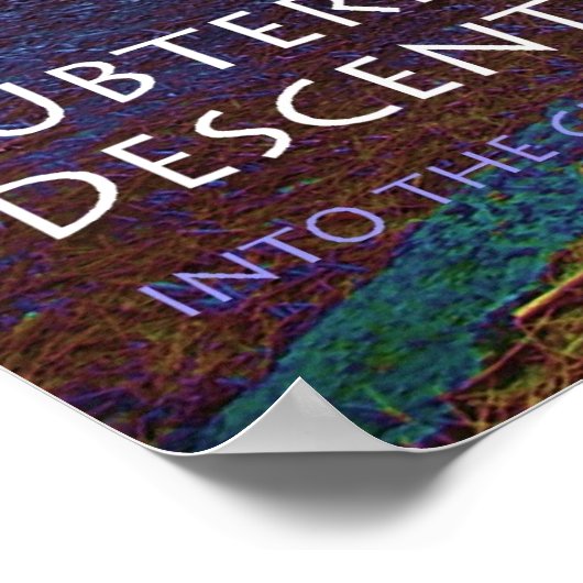 地中下降 ポスター (角)