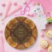 地中海ので伝統的なセラミックタイル文字 ペーパープレート (パーティー)