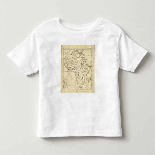 地中海のなアフリカ トドラーTシャツ (正面)