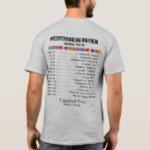 地中海のなカーニバルのヴィスタの就任の航行- Tシャツ (裏面)