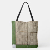 地中海のなセラミックタイルの写真文字 トートバッグ (裏面)